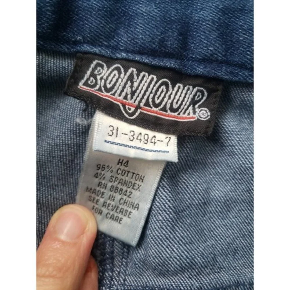 Y2K Denim Shorts with No Back Pockets‎